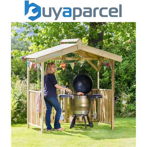 Zest ashton bbq shelter wooden - zest,