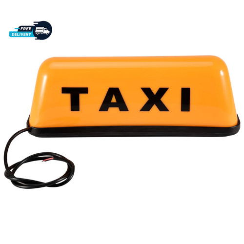 12v taxi cab - cab, sign