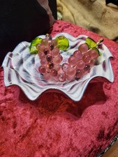 2 Bunches Of Murano Grapes And