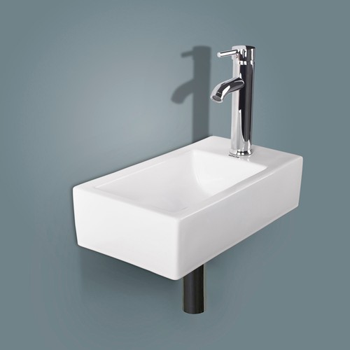 Wall mount bathroom corner - wall,