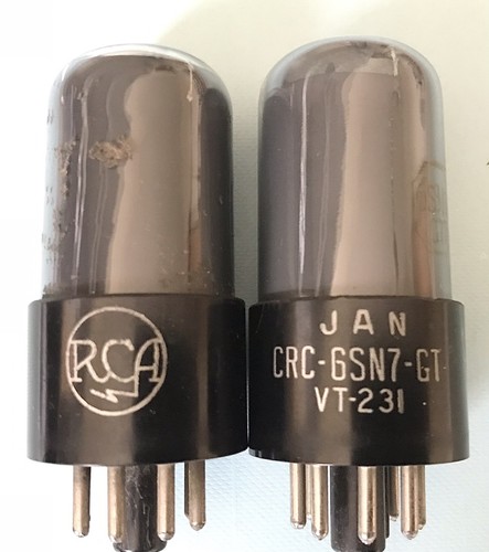 Rca 6sn7 black base - 6sn7, tube