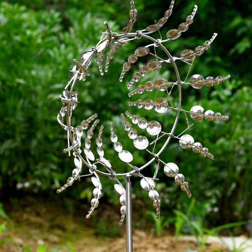 Yard ornament whirligig animal - yard,