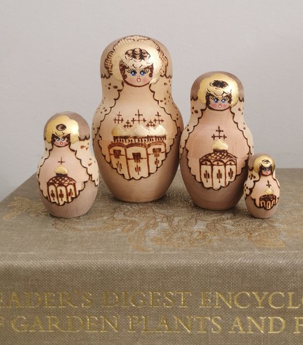 Vintage russian nesting - vintage,