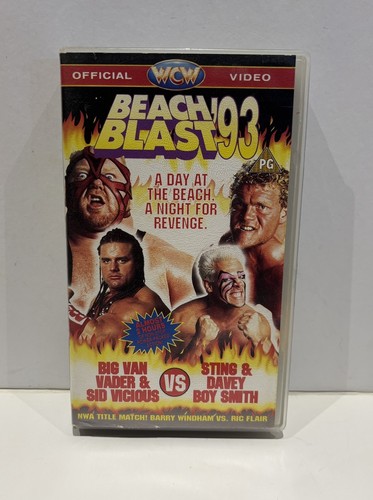 Wcw beach blast pal vhs - 93, uk