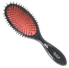 Isinis D210 Professional Hairdressing Cushion Hair Brush 11 Row Black