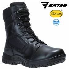 Bates Mens Boots Manuever Waterproof Side Zip Up Ankle Leather Tactical Boots Sz