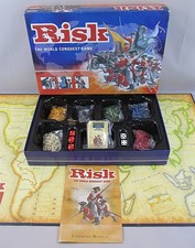 Risk Board Game Parker Bros 2004 The World Conquest Game Strategy 2-6 Players