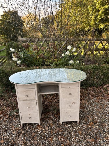 Kidney shape dressing table - dressing,