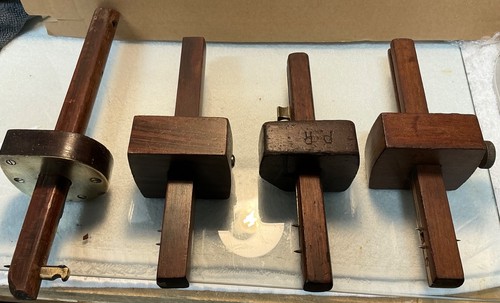 Lot antique rosewood - 4,