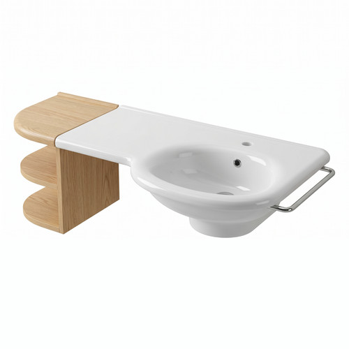 Wall hung basin - hung, 750mm