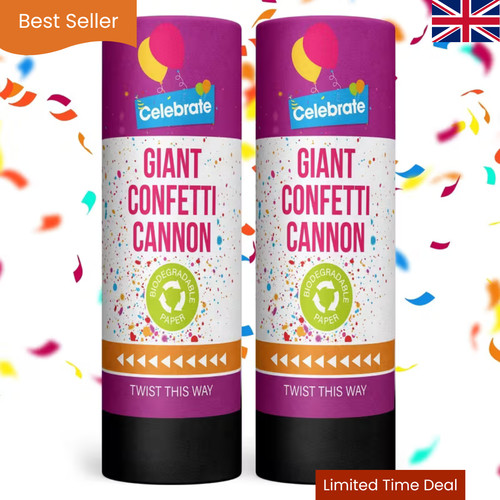 Pack large confetti cannons - large,