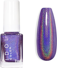 Holographic Nail Polish - 7ml Purple Glitter Nail Polish - Iridescent Chameleon 