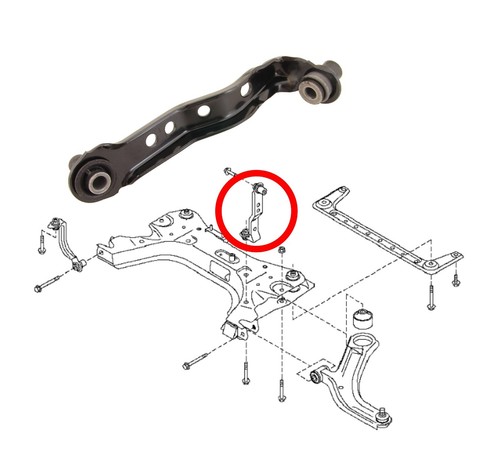 Front left subframe mounting - left,
