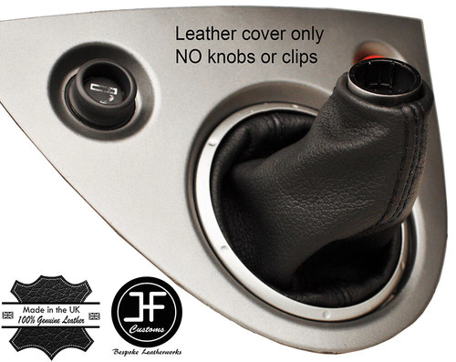 Black stitching genuine - black, 2