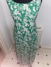 Zara Green Floral Print Midi