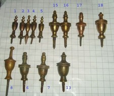 Selection of small brass