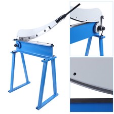 500mm Sheet Metal Guillotine Shear 16 Gauge 1.5mm Plate Cutter w/ Stand 20'' Bed