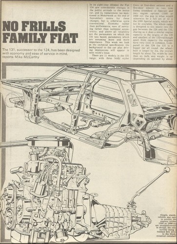 Fiat 131 mirafiori - fiat, 1600