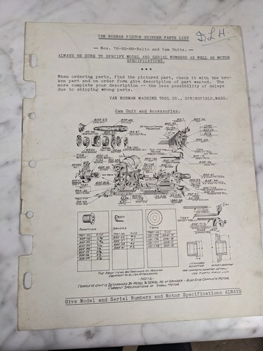Van norman machine - machine, piston