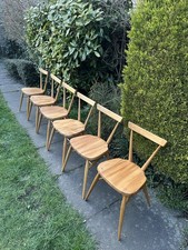 Six vintage ercol adult size - vintage,