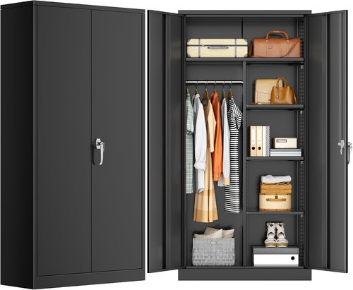 Metal wardrobe cabinets with - wardrobe,