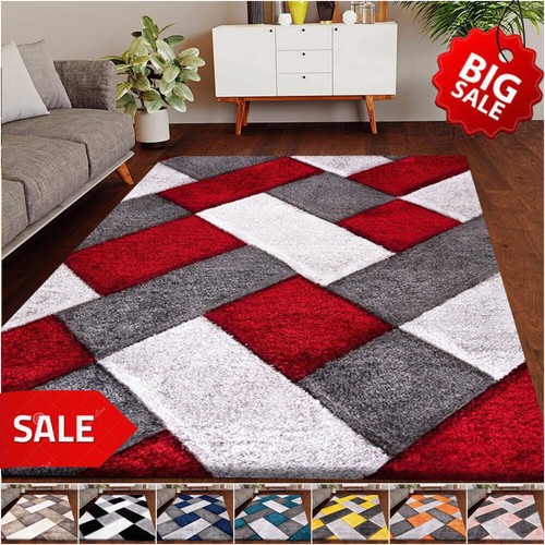 New stylish large shaggy rugs - new,