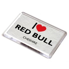 FRIDGE MAGNET - I Love Red Bull, Cheshire