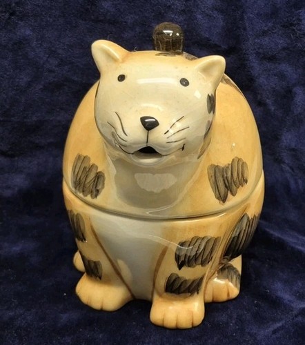Vintage yellow fat - yellow, tabby