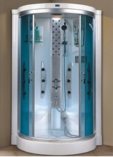 SHOWER CUBICLE STEAM ROOM CABIN ENCLOSURE  TWO PERSON DESIGNER BRAND NEW