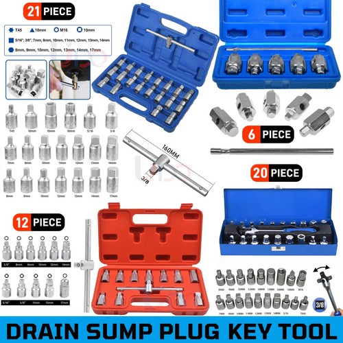 Drain oil plug removal - oil,