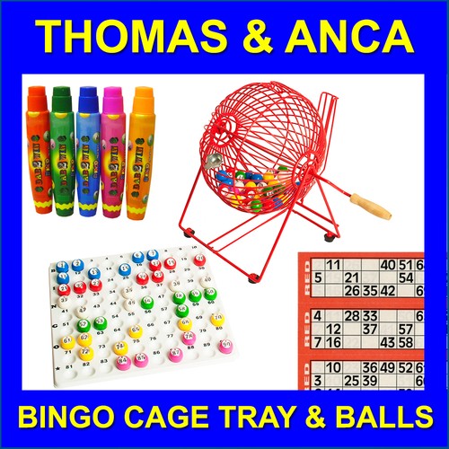 Bingo cage machine - machine, tray