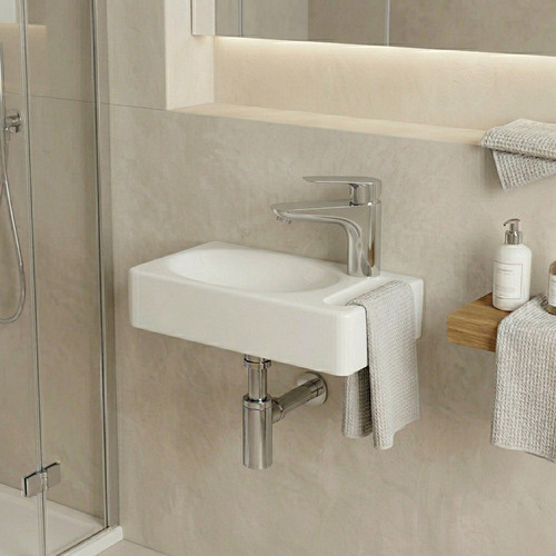 Cloakroom wall hung basin - cloakroom,