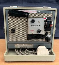 Kodak Brownie 8mm Movie Projector A-15G with Original Hard Case & Box, 1960’s