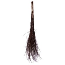 110cm Besom Broom Traditional Hand Birch Witches Broom To Sweep Up The Leaves