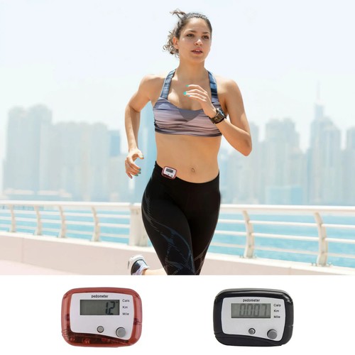 Lcd clip pedometer step - on,