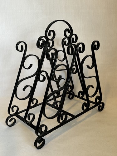 Vintage black wrought iron - black,