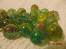 Old Glass Marbles, Cats Eye