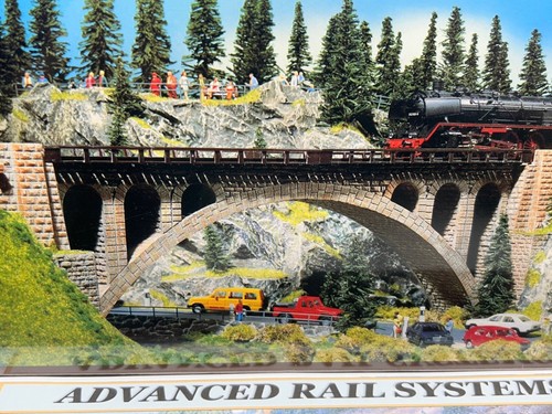 Stone arch bridge abutments - stone,