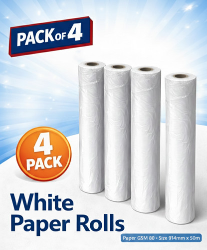 Rolls 80gsm plotter - plotter, paper
