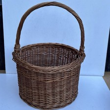 Vintage Wicker Woven Round