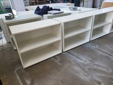 Small desk height bookshelves - height,