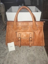 Chloe Edith Tan Leather Bag