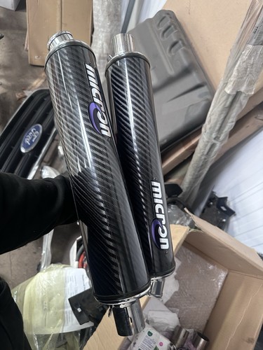 Carbon exhaust end - carbon, cans