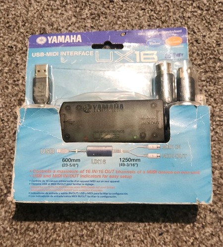 Yamaha ux16 usb midi interface - ux16,