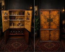 1920s Burr Walnut Cocktail