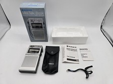 Sanyo TRC-3550A Mini Talk Book Mini Cassette Voice Recorder - Boxed - Working VG