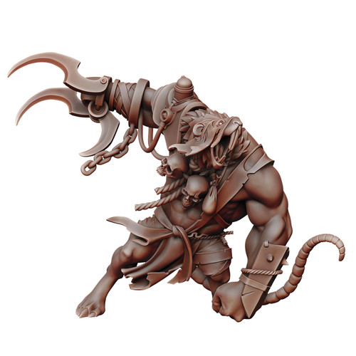 Rat ogre barbarian dungeons - rat,