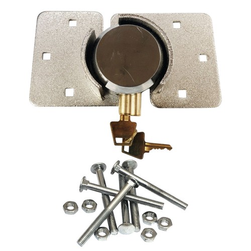 High security van garage - security,