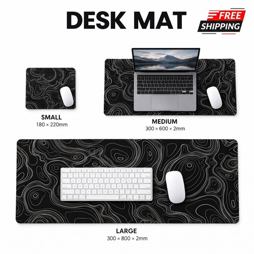 Desk mat large mouse pad - desk,