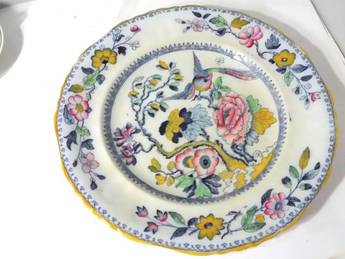 Antique oriental design plate - oriental,